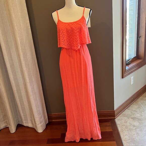 Trixxi Dresses & Skirts - Trixxi Women's Coral/Orange Summer and/or Vacation Dress, Size Medium